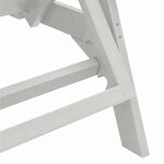 vidaXL Transats 2 Pièces blanc 162x53x98.5 cm HDPE
