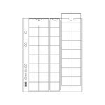 Feuilles numismatiques Multi-Collect pour 5 séries de 8 pièces euro. Intercalaires - Noir