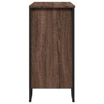 vidaXL Buffet chêne marron 78x35 5x74 5 cm bois d'ingénierie
