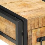 vidaXL Table de nuit 40x40x40 cm en bois de manguier massif