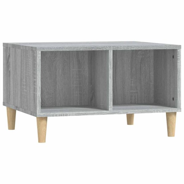 vidaXL Table basse Sonoma gris 60x50x36 5 cm Bois d'ingénierie