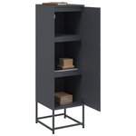vidaXL Buffet haut anthracite 36x39x123 cm acier