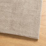 vidaXL Tapis HUARTE à poils courts doux et lavable sable 200x200 cm