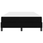 vidaXL Lit à ressorts avec matelas Noir 120 x 200 cm tissu