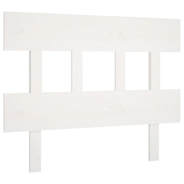 vidaXL Tête de lit Blanc 93 5x3x81 cm Bois massif de pin