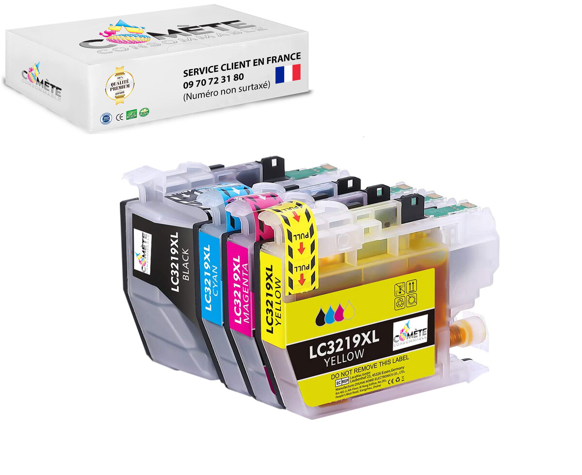 Cartouche d'encre originale Brother LC3217VAL Multicouleur Noir/Cyan/Magenta/Jaune main image 0