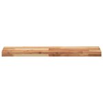 vidaXL Étagères flottantes 2 Pièces 100x20x4 cm acacia massif à l'huile