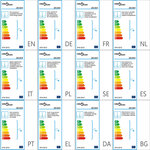 Vidaxl lustre avec perles blanc 8 ampoules e14