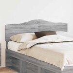 vidaXL Tête de lit Gris Sonoma 160 cm Bois d'ingénierie