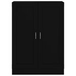 vidaXL Bibliothèque Noir 82 5x30 5x115 cm Bois d'ingénierie