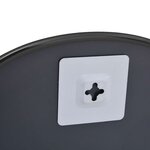 vidaXL Miroir mural Noir 40x30 cm