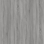 vidaXL Table de chevet Sonoma gris 50x46x50 cm Bois d'ingénierie