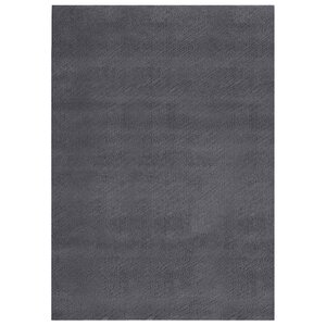 vidaXL Tapis shaggy doux lavable 160x230 cm Antidérapant Anthracite