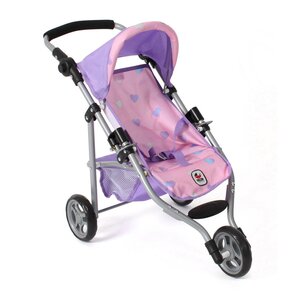 Bayer Chic 2000 612-96 - Poupées Jogging-Buggy LOLA Cœur violet-rose