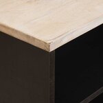 vidaXL Meuble TV avec stockage Finition Lavage Blanc 80 x 33 x 46 cm