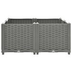 vidaXL Lit surélevé 80x80x38 cm Polypropylène