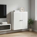 vidaXL Armoire Murale Blanc 59 x 31 x 60 cm Bois d'ingénierie
