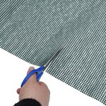 vidaXL Tapis de sol de camping vert 4x3 m