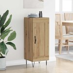 vidaXL Buffet Chêne artisanal 34 5 x 34 x 90 cm