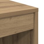 vidaXL Bureau d'écriture Chêne artisanal Bois d'ingénierie 70 x 50 x 76 cm