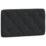 vidaXL Cadre de lit sans matelas noir 90x200 cm velours