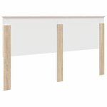vidaXL Tête de lit Chêne Sonoma 180 cm Bois d'ingénierie