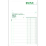 Manifold Factures 21x13 5cm 50 Feuillets Triple Autocopiant Billingue - Blanc - X 10 - Exacompta