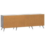 vidaXL Meuble TV Gris béton 150 x 31 x 50 cm Bois d'ingénierie