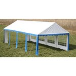 vidaXL Chapiteau 4 x 8 m Bleu