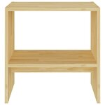 vidaXL Table de chevet 40x30 5x40 cm bois de pin massif