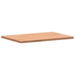 vidaXL Dessus de bureau 80x55x2 5 cm bois massif de hêtre