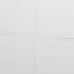 vidaXL Canapé sectionnel à 3 places cuir synthétique blanc