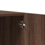 vidaXL Garde-robe Chêne marron 90x52x200 cm Bois d'ingénierie