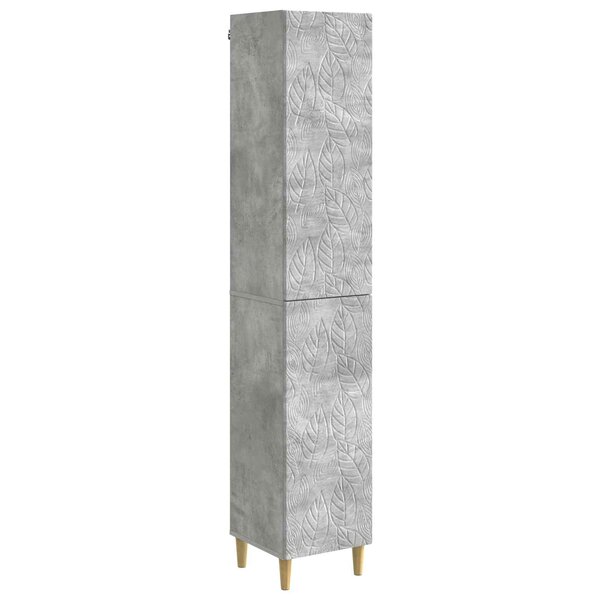 vidaXL Ensemble de Meubles 2 Pièces Gris béton Bois d'ingénierie