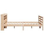 vidaXL Cadre de lit avec tête de lit sans matelas 160x200 cm