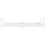 vidaXL Cadre de lit pour enfants blanc 90x190 cm bois de pin massif