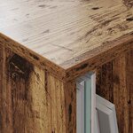 vidaXL Étagère à magazines 2 Pièces Bois ancien 35 x 30 x 45 cm