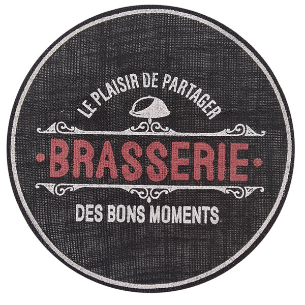 Set de table rond le plaisir de partager