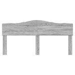 vidaXL Tête de lit Gris Sonoma 200 cm Bois d'ingénierie