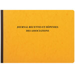 Piqûre 25x38cm Comptabilité Associations Journal des Recettes Dépenses 80p EXACOMPTA