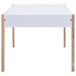 vidaXL Ensemble de table et chaises pour enfants 3 Pièces Noir et blanc