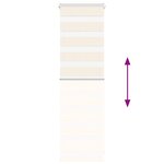 vidaXL Store zèbre beige marbré largeur du tissu 35 9 cm polyester