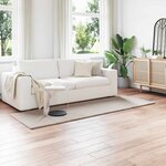 vidaXL Tapis en Fourrure Synthétique de Lapin Olite Beige 80 x 250 cm