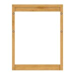 EISL Tabouret de salle de bain 35x35x45 cm bambou