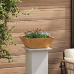 vidaXL Pots en métal Acier corten 40 x 40 x 15 cm