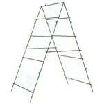 vidaXL Treillis de jardin pour plantes grimpantes 3 Pièces forme A acier