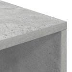 vidaXL Buffet Gris béton 102 x 31 x 99 5 cm