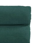 vidaXL Chaises à manger lot de 4 vert foncé tissu