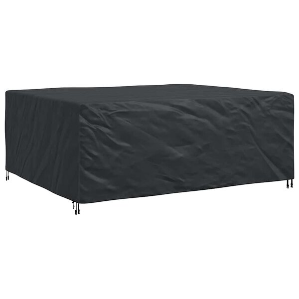 vidaXL Housse pour mobilier d'extérieur Noir 250 x 210 x 90 cm 600D