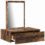 vidaXL Table de Toilette Marron 60 x 40 x 70 cm Bois d'ingénierie